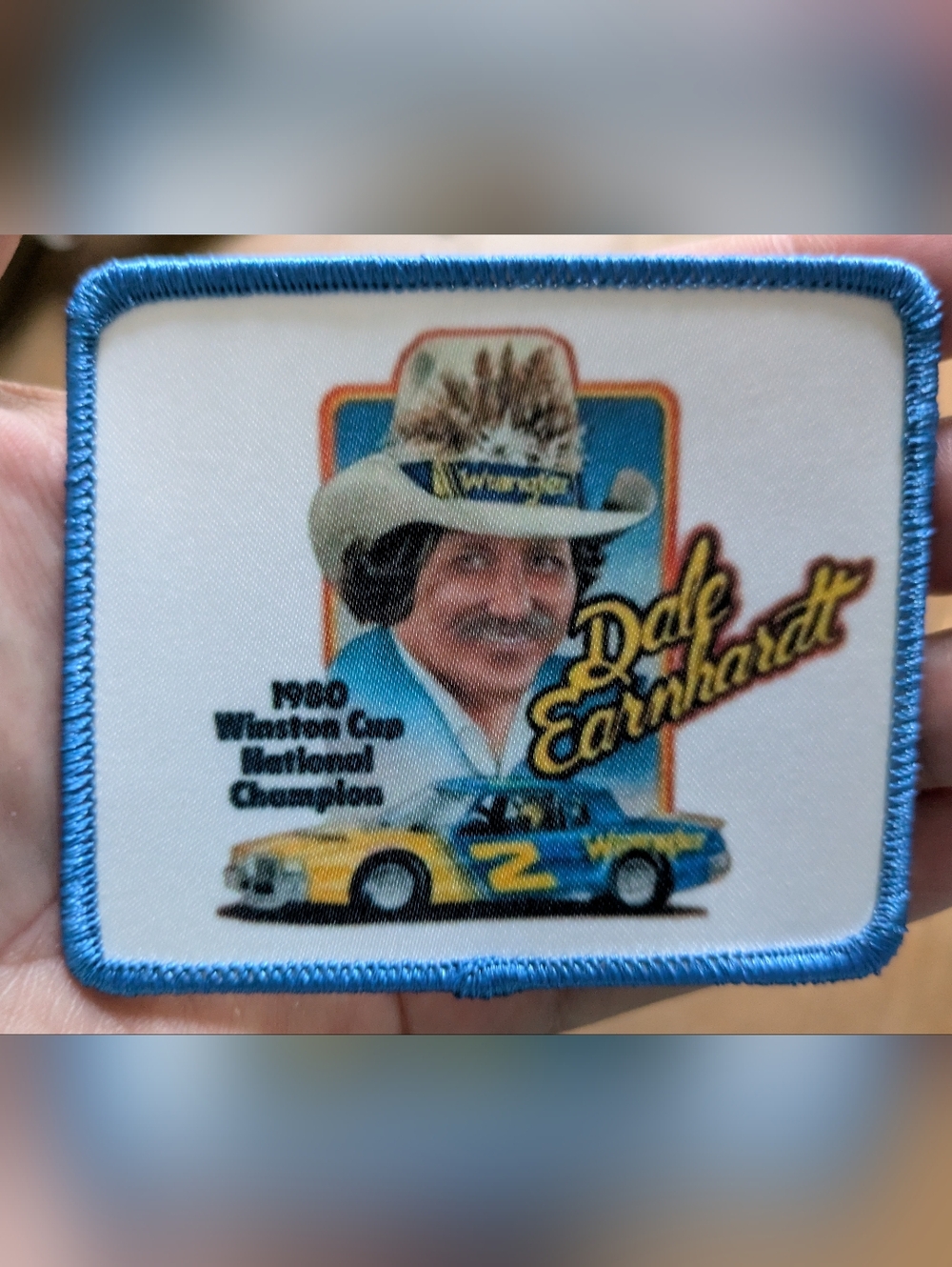 Dale Earnhardt 1980 Winston Cup Champion Sew/Iron On Patch